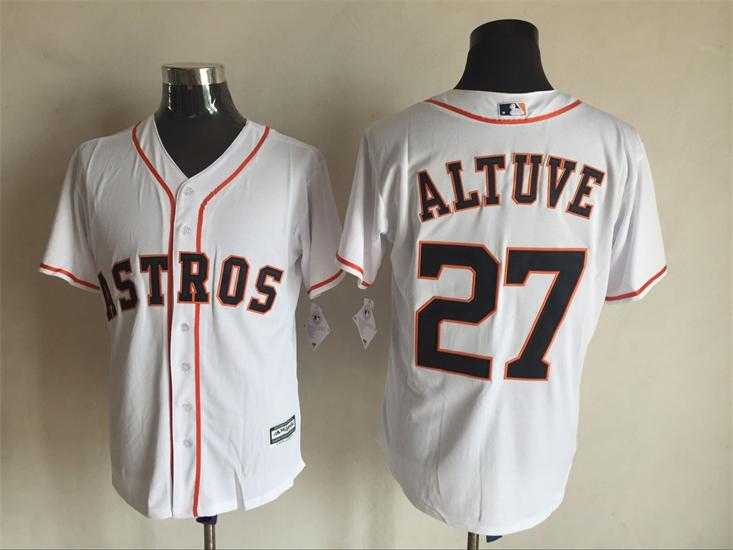 Majestic Houston Astros #27 Jose Altuve White Stitched Baseball Jersey,We sell and wholesale Majestic Houston Astros #27 Jose Altuve White Stitched Baseball Jersey on line form chian!